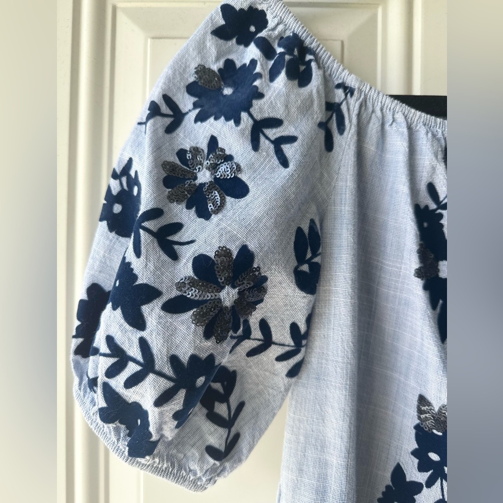 Zara Floral Off Shoulder Dress ASO Kate Middleton - Picture 6 of 9